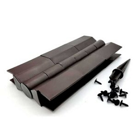 Шарнир для грядки 300мм (комплект), коричневый