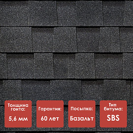 Ламинированная черепица Döcke PIE DRAGON/ PREMIUM/ Ежевика