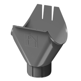 Docke STAL STANDARD Воронка желоба 125/90 (RAL 7024, темно-серый)