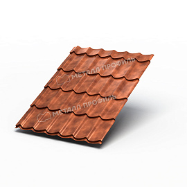 Металлочерепица МП Супермонтеррей (PURETAN-20-8017-0.5) Премьер
