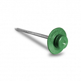 Гвоздь кровельный Ондулин 75мм (зелёный) 100 шт.