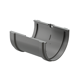 Döcke PREMIUM Соединитель желобов (Графит)