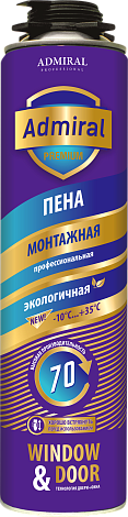 Пена проф.70  ADMIRAL PREMIUM всесезонная, 850мл, РФ