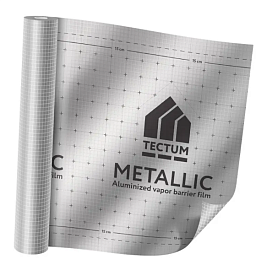 Алюминизированная отражающая пароизоляционная пленка Tectum Metallic 75м.кв. Китай