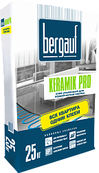 Клей усиленный для керамической плитки Bergauf Keramik Pro 25 кг