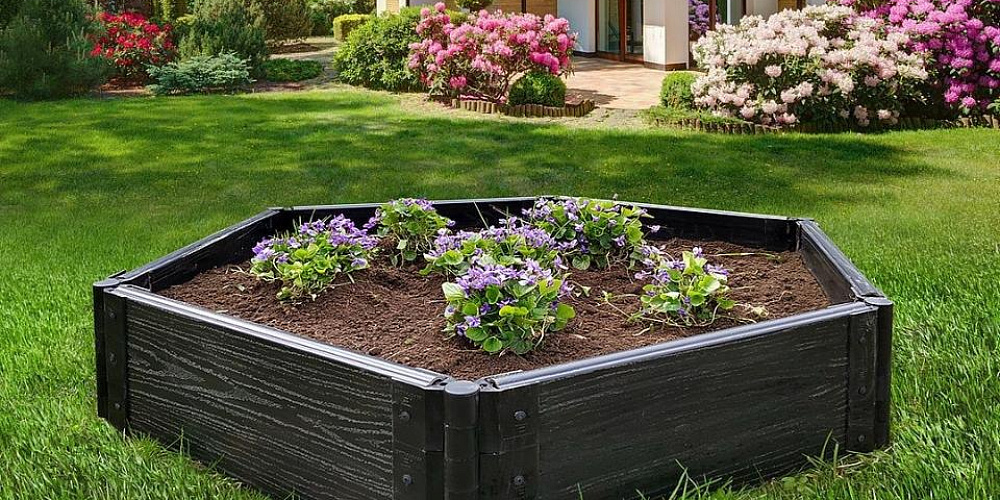 Практичность и эстетика: грядки из декинга