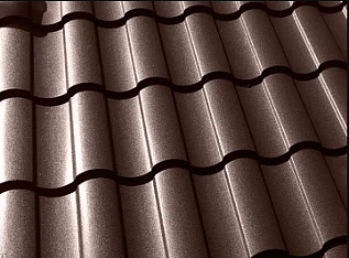 Металлочерепица кредо 0,5 Satin RAL 8017 шоколад
