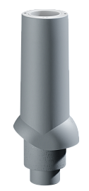Docke PREMIUM/ Выход канализационный ИЗЛ-110/500/ Труба/ Серый