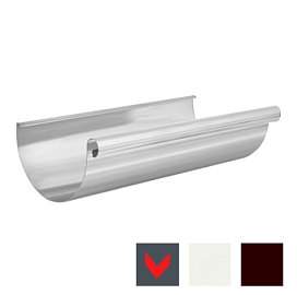 Желоб водосточный Графит (7024)