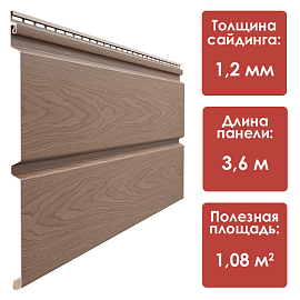 Docke LUX/ Лиственница Брус D6S (Алтайский)