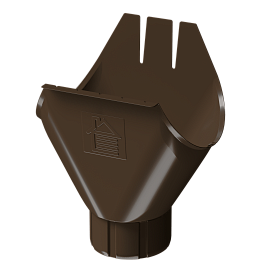 Docke STAL PREMIUM Воронка желоба 125/90 (Каштан 8017)