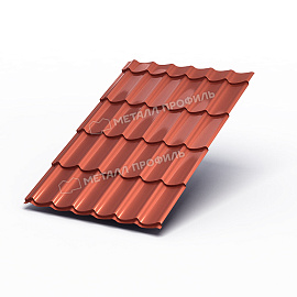 Металлочерепица МП Макси (AGNETA-20-Copper\Copper-0.5) (Премиум)