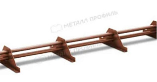 Снегозадержатель трубчатый, Длина3000мм RAL8017