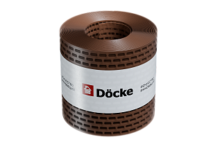 Лента вентиляционная полипропилен DOCKE 100х5000 коричневый
