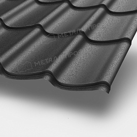 Металлочерепица МП Монтеррей (VikingMP E-20-9005-0.5)