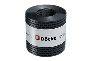 Лента вентиляционная полипропилен DOCKE 100х5000 черная