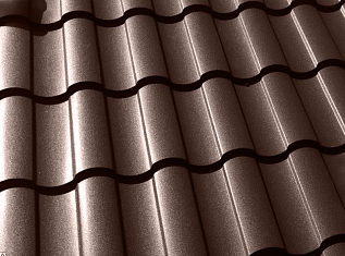 Металлочерепица кредо 0,5 Satin Мatt RAL 8017 Шоколад