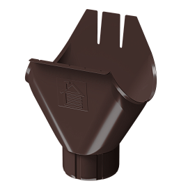 Döcke STAL PREMIUM Воронка желоба 125/90 (Шоколад 8019)