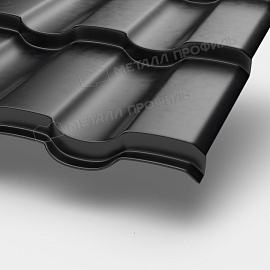 Металлочерепица МП Монтекристо-M (ПЭ-01-9005-0.45)