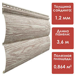 Döcke LUX/ Монреаль Блок-Хаус D4,7T (Орех)