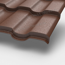 Металлочерепица МП Монтекристо-M (VALORI-20-Brown-0.5)