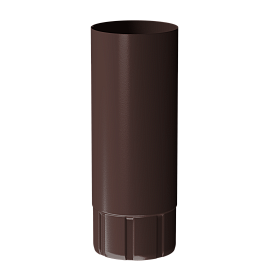 Döcke STAL PREMIUM Труба водосточная D90 1 м (Шоколад 8019)
