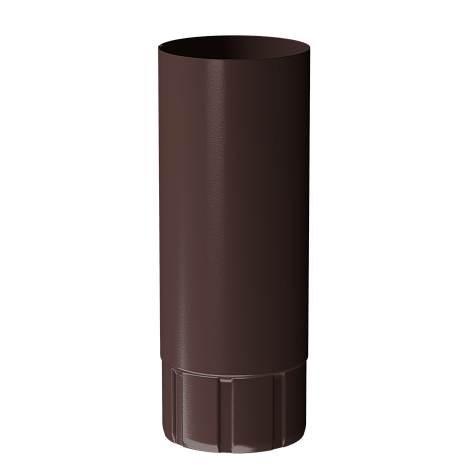 Döcke STAL PREMIUM Труба водосточная D90 1 м (Шоколад 8019)