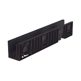 Лоток водоотводный пластиковый ЛВП Norma 100 Н180