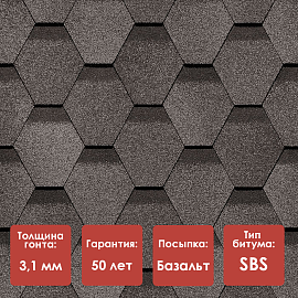 Гибкая черепица Döcke PIE PREMIUM/ ШЕФФИЛД/ Фладен