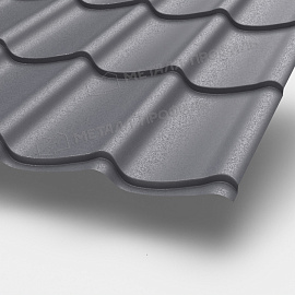 Металлочерепица МП Монтеррей (VALORI-20-Grey-0.5)