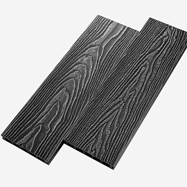 Террасная доска UnoDeck Vintage (150x24) (3000 мм, графит)