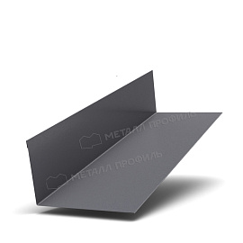 Планка примыкания верхняя 250х147х2000 (VALORI-20-Grey-0.5)