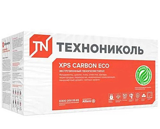Плиты пенополистир.экструзионн. ТЕХНОНИКОЛЬ CARBON ECO ТВ 1180х580х100-L  (0,273760м3) 4шт.