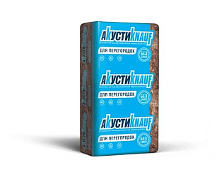 Изделия звукоизоляционные минераловатные KNAUFINSULATION АкустиKNAUF (Плита)AS 100х610х1230мм 32 пач