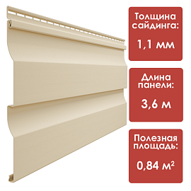 Döcke PREMIUM Сайдинг D4.5D (Светлый клен)