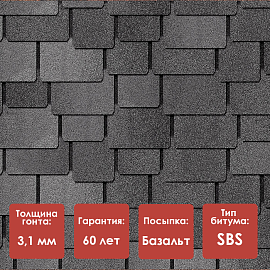 Гибкая черепица Docke PIE LUX/ САППОРО/ Фладен
