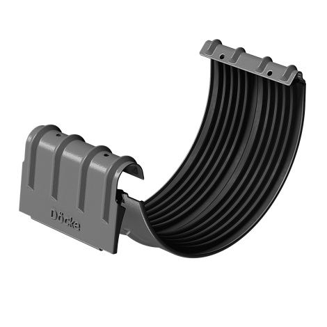 Döcke STAL PREMIUM Соединитель желобов D125 (Графит 7024)
