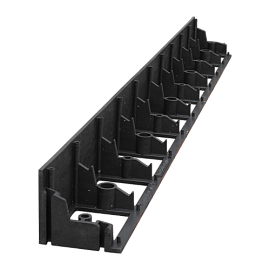 Пластиковый бордюр FlexCurb 60 черный с зубьями (NEW!)	