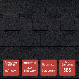 Ламинированная черепица Docke PIE DRAGON/ LUX/ Бальзамик