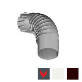 Колено трубы нижнее Графит (7024)