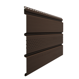 Döcke STANDARD Софит с центральной перфорацией (Каштан)