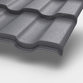 Металлочерепица МП Монтекристо-M (VALORI-20-Grey-0.5)