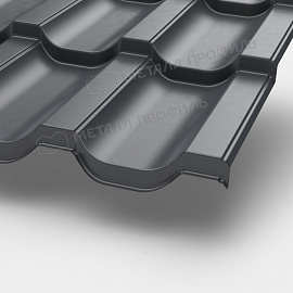 Металлочерепица МП Трамонтана-M (ПЭ-01-7024-0.45)