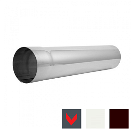 Труба водосточная, 2,5м Графит (7024)