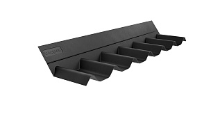 Покрывающий фартук Ондулин Черепица (черный)