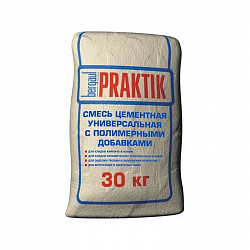 Praktik Смесь цементная универс. с полимерными добавками 30кг