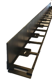 Пластиковый бордюр FlexCurb 80 черный 