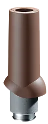 Docke PREMIUM/ Выход вентиляционный ИЗЛ-125/700/ Труба/ Светло-коричневый